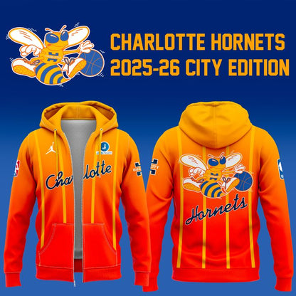 Charlotte Hornets 2025-26 City Edition Zip Hoodie
