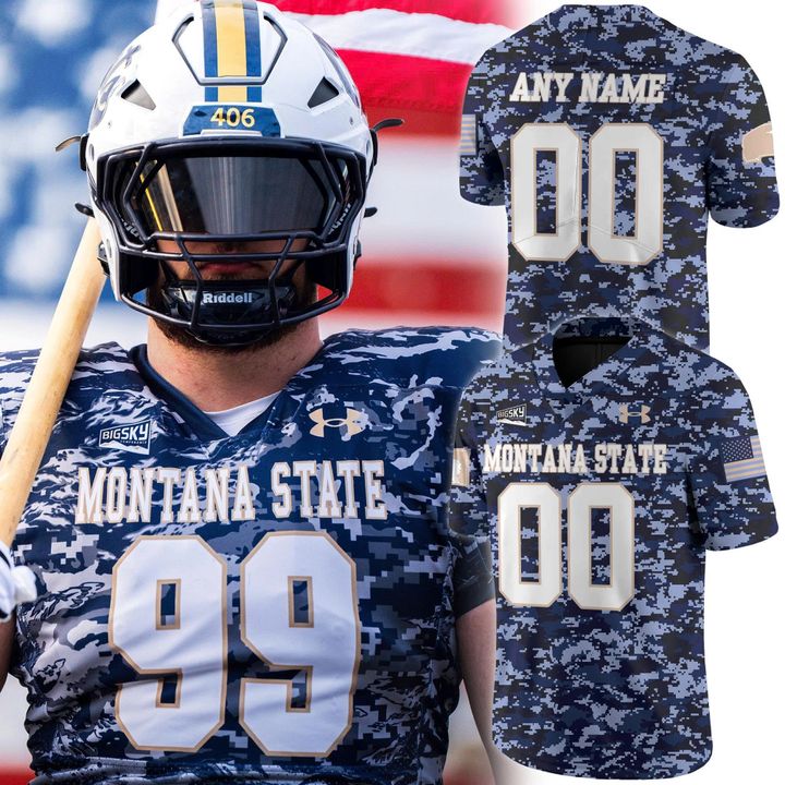 Montana State Football 2025 Military Appreciate Night Uniform