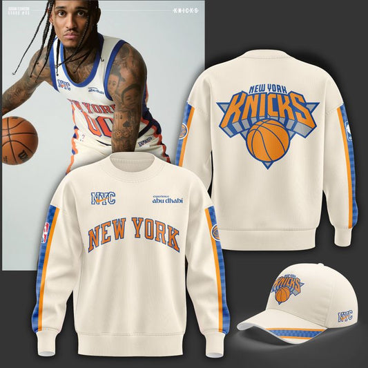 New York Knicks 2025-26 City Edition Sweatshirt