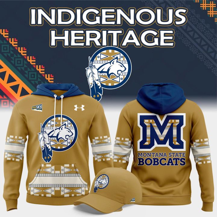 Montana State Football ''Indigenous Heritage '' Special Hoodie 2025