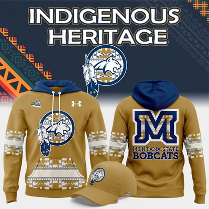 Montana State Football ''Indigenous Heritage '' Special Hoodie 2025