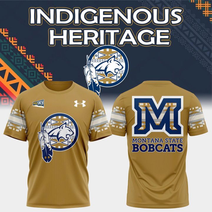 Montana State Football ''Indigenous Heritage '' Special T-shirt 2025