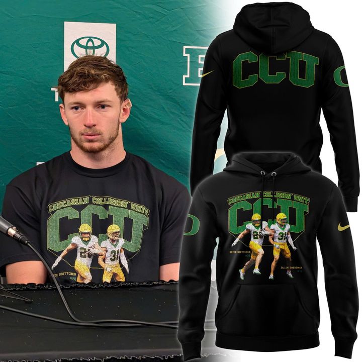 2025 Oregon Football Caucasian Collision Unit Hoodie