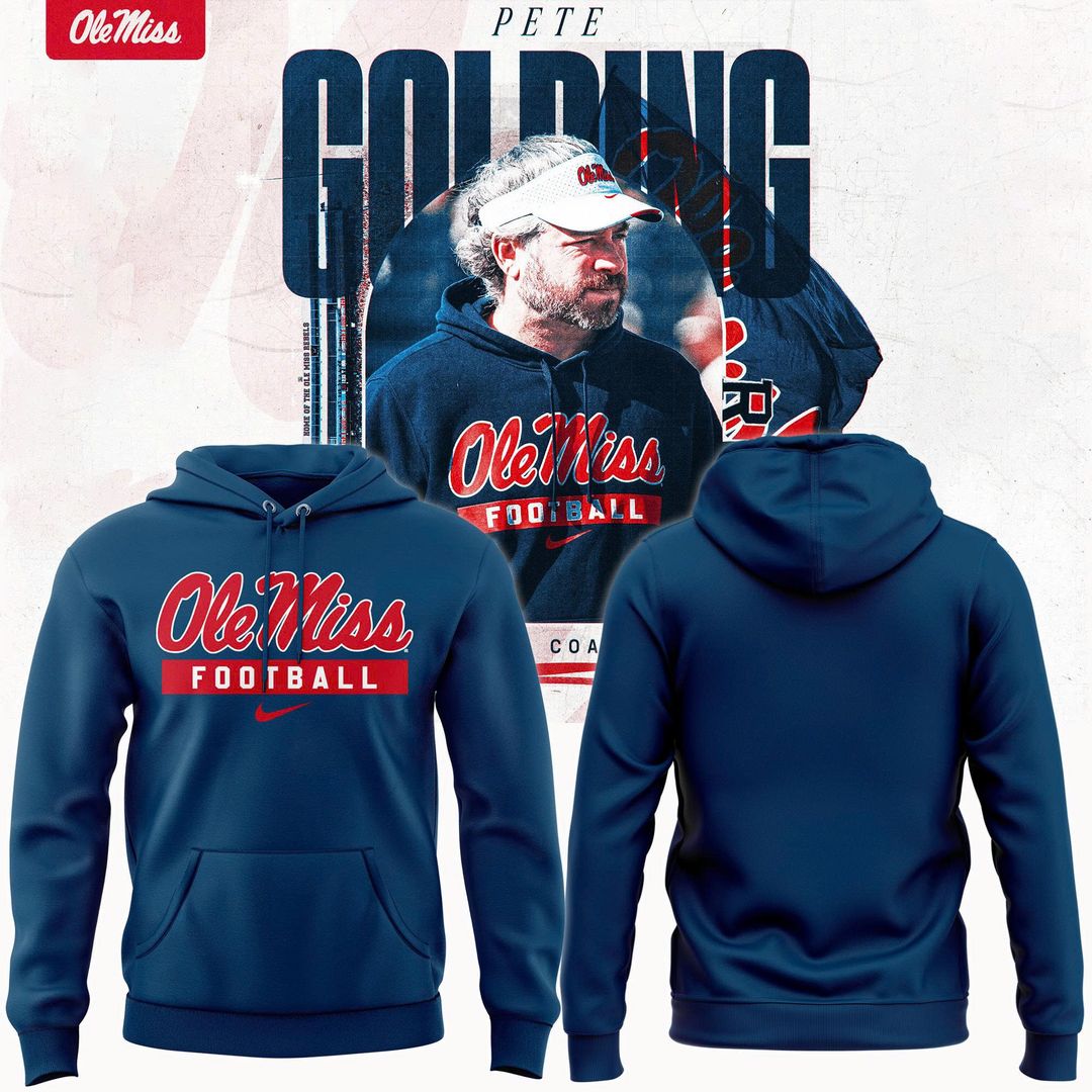 Ole Miss Football x Coach Pete Golding Limited Edition Hoodie