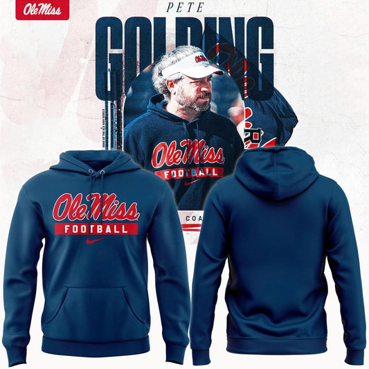 Ole Miss Football x Coach Pete Golding Limited Edition Hoodie