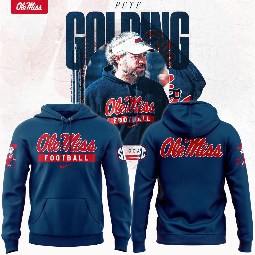 Ole Miss Football x Coach Pete Golding Limited Edition Hoodie