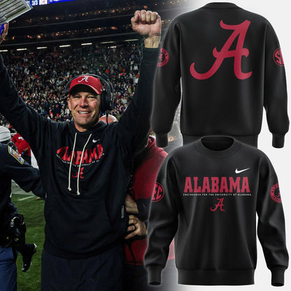 Alabama Sideline Men's Dri-FIT College Pullover Sweatshirt