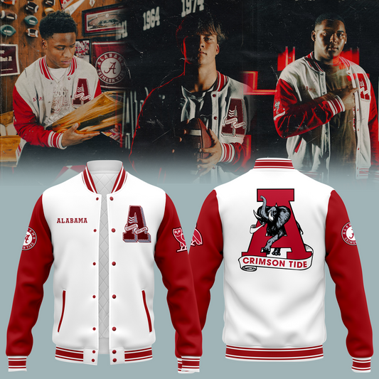Alabama Football New 2025-2026 Special BASEBALL JACKET