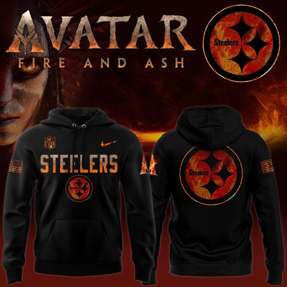 Pittsburgh Steelers Avatar Special Edition Flame Hoodie