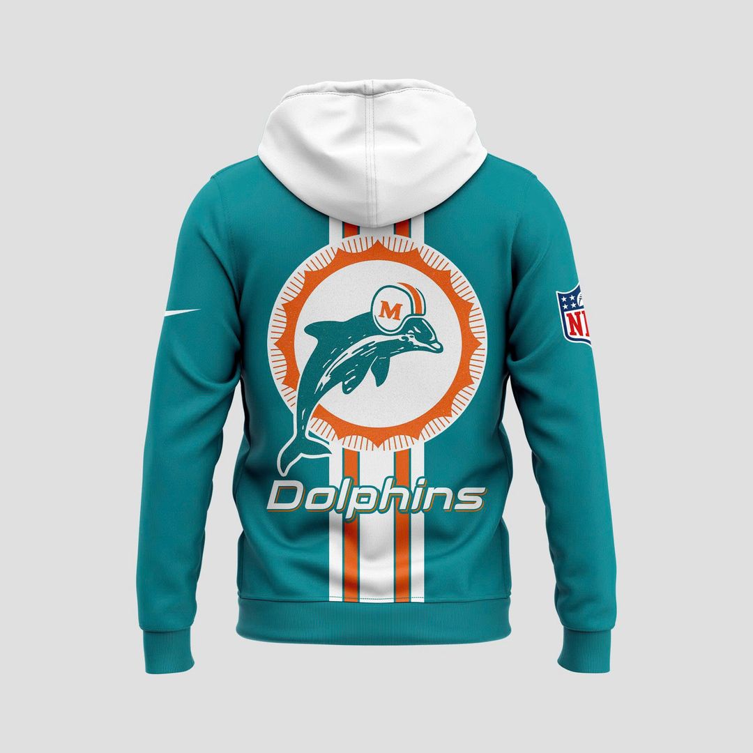 60th Year Dolphins Football Hoodie