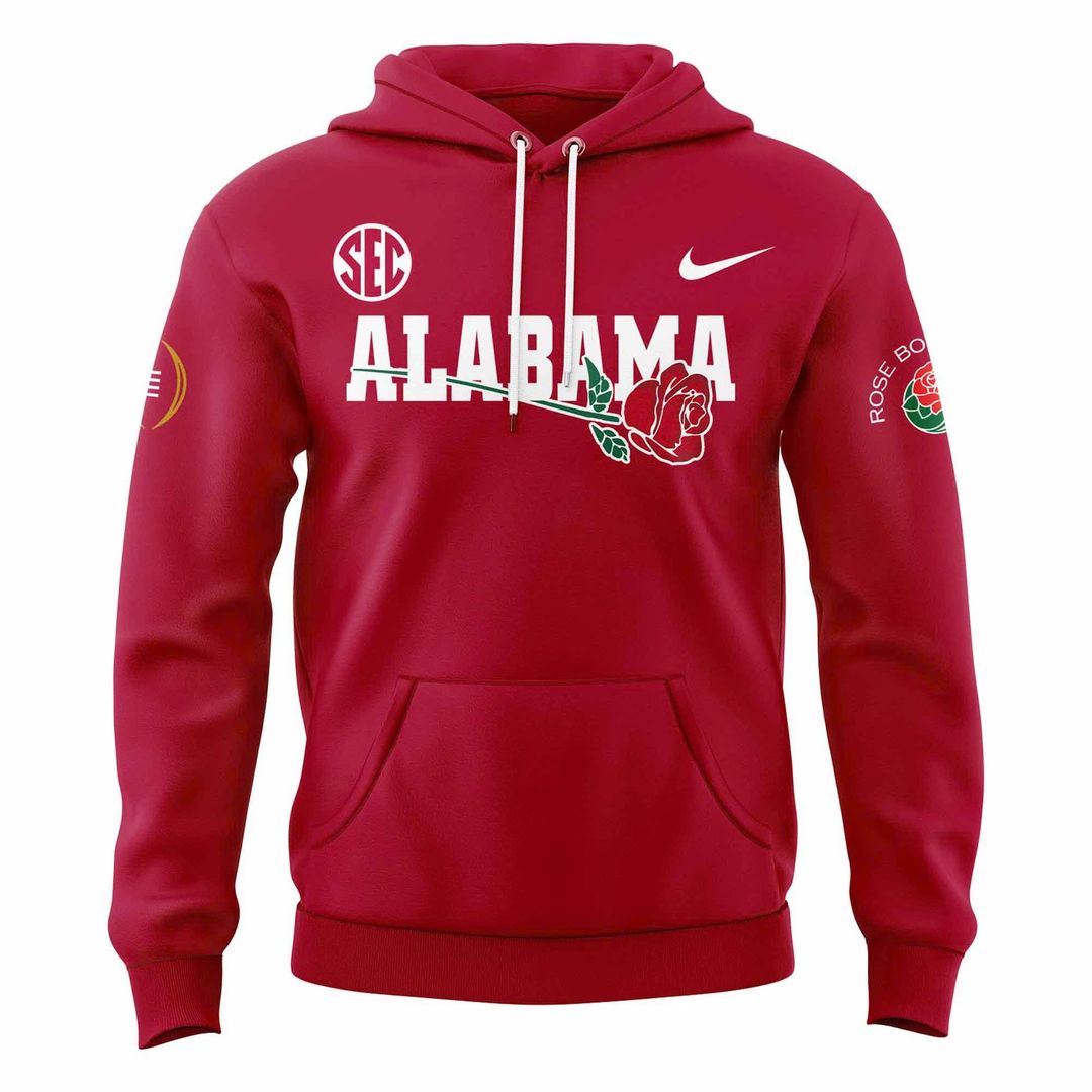 Alabama Crimson Tide 2026 Rose Bowl Game Limited Hoodie