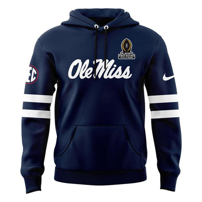 Ole Miss Football 2025 CFB Hotty Toddy Pullover Hoodie