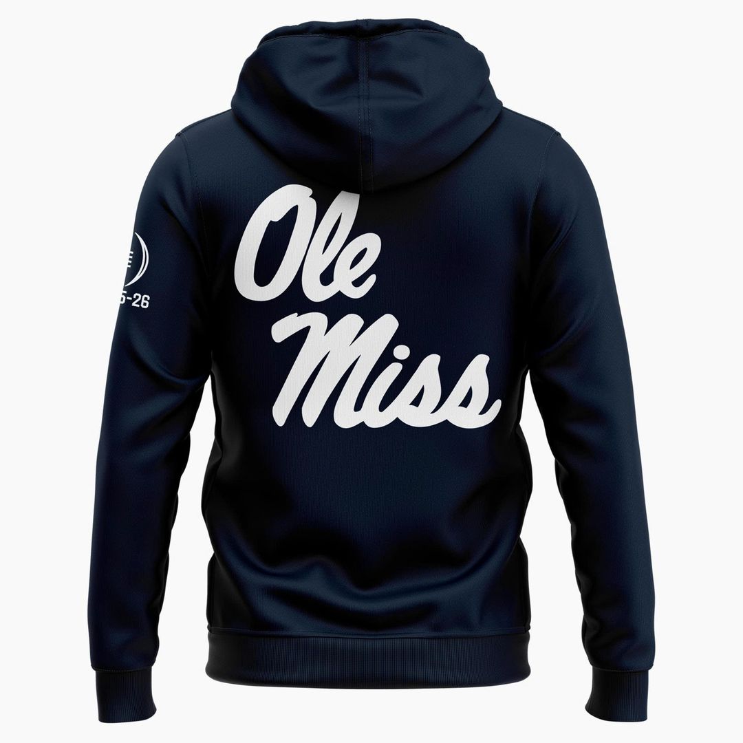 Ole Miss Football Coach Golding 2025-2026 New Hoodie