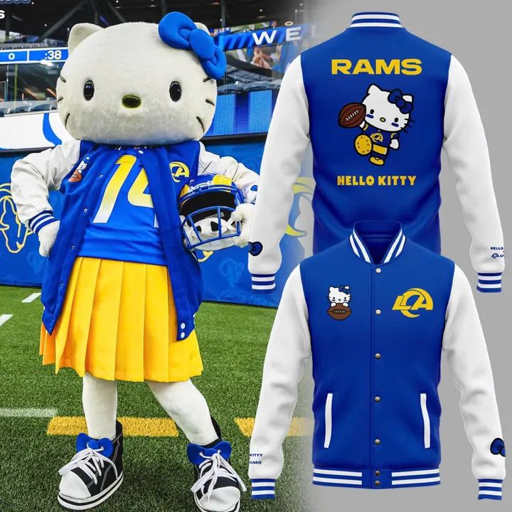 Limited edition Jacket Los Angeles Rams x Hello Kitty for fans