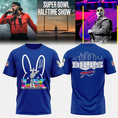 Buffalo Bills '' Super Bowl x Bad Bunny '' 2026 Combo T-shirt