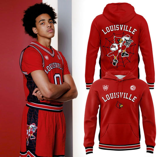 Special Red Louisville Cardinals Swingman Hoodie