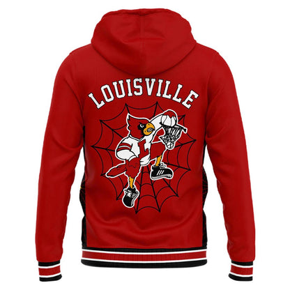 Special Red Louisville Cardinals Swingman Hoodie