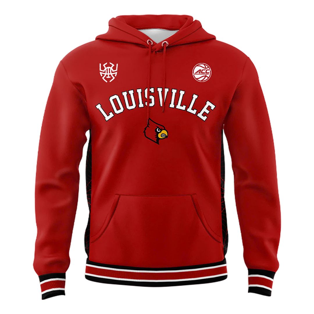 Special Red Louisville Cardinals Swingman Hoodie