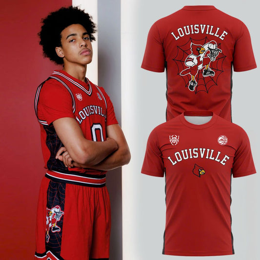 Special Red Louisville Cardinals Swingman T-Shirt