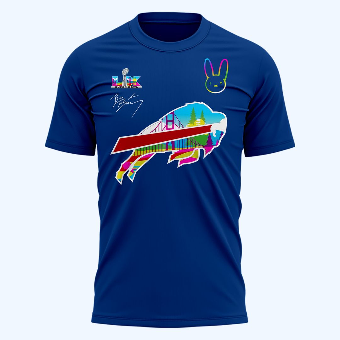 Buffalo Bills x Bad Bunny Super Bowl LX The Halftime Show Special Edition T-Shirt