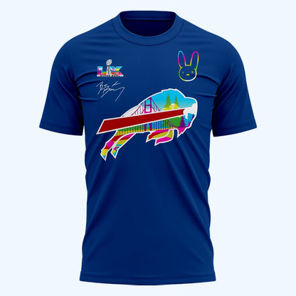 Buffalo Bills x Bad Bunny Super Bowl LX The Halftime Show Special Edition T-Shirt