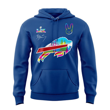 Buffalo Bills x Bad Bunny Super Bowl LX The Halftime Show Special Edition Hoodie