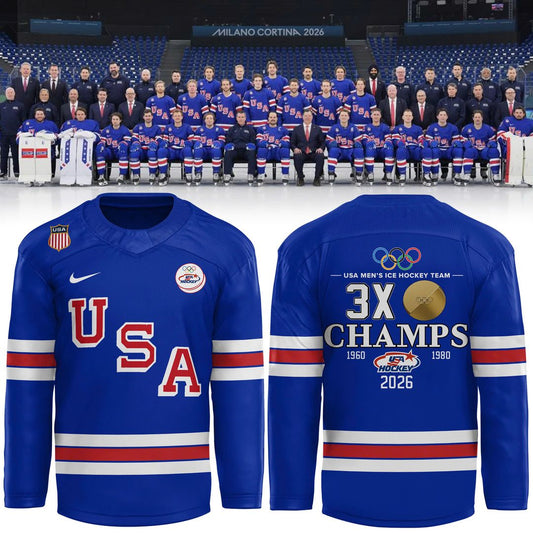 USA 2026 Hockey Jersey V3