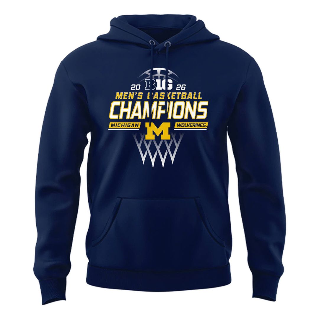 Michigan Men’s Basketball 2026 Big Ten Regular Season Title Hoodie