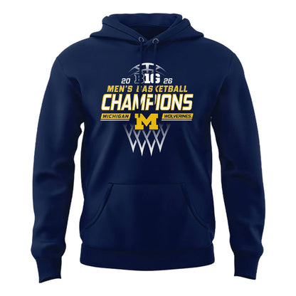 Michigan Men’s Basketball 2026 Big Ten Regular Season Title Hoodie