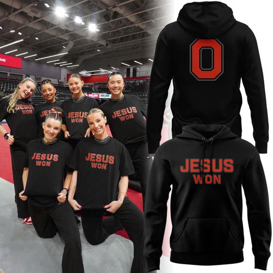 Ohio State Buckeyes Jesus Won Hoodie - Limited Edition