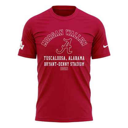 Exclusive Morgan Wallen x Alabama Football T-Shirt "Still The Problem Tour 2026"