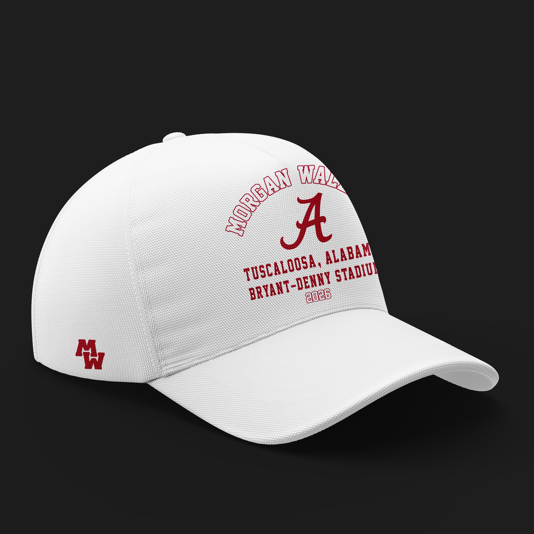 Exclusive Morgan Wallen x Alabama Football T-Shirt White "Still The Problem Tour 2026"