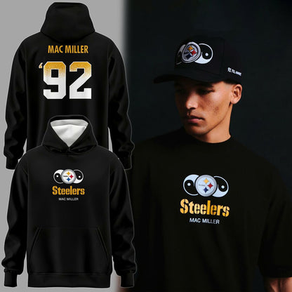 Pittsburgh Steelers × Mac Miller 92 Til Infinity Hoodie - Limited Edition