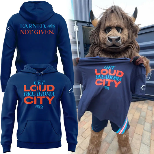 2026 Special Earned. Not Given. Oklahoma City Thunder Playoffs Hoodie