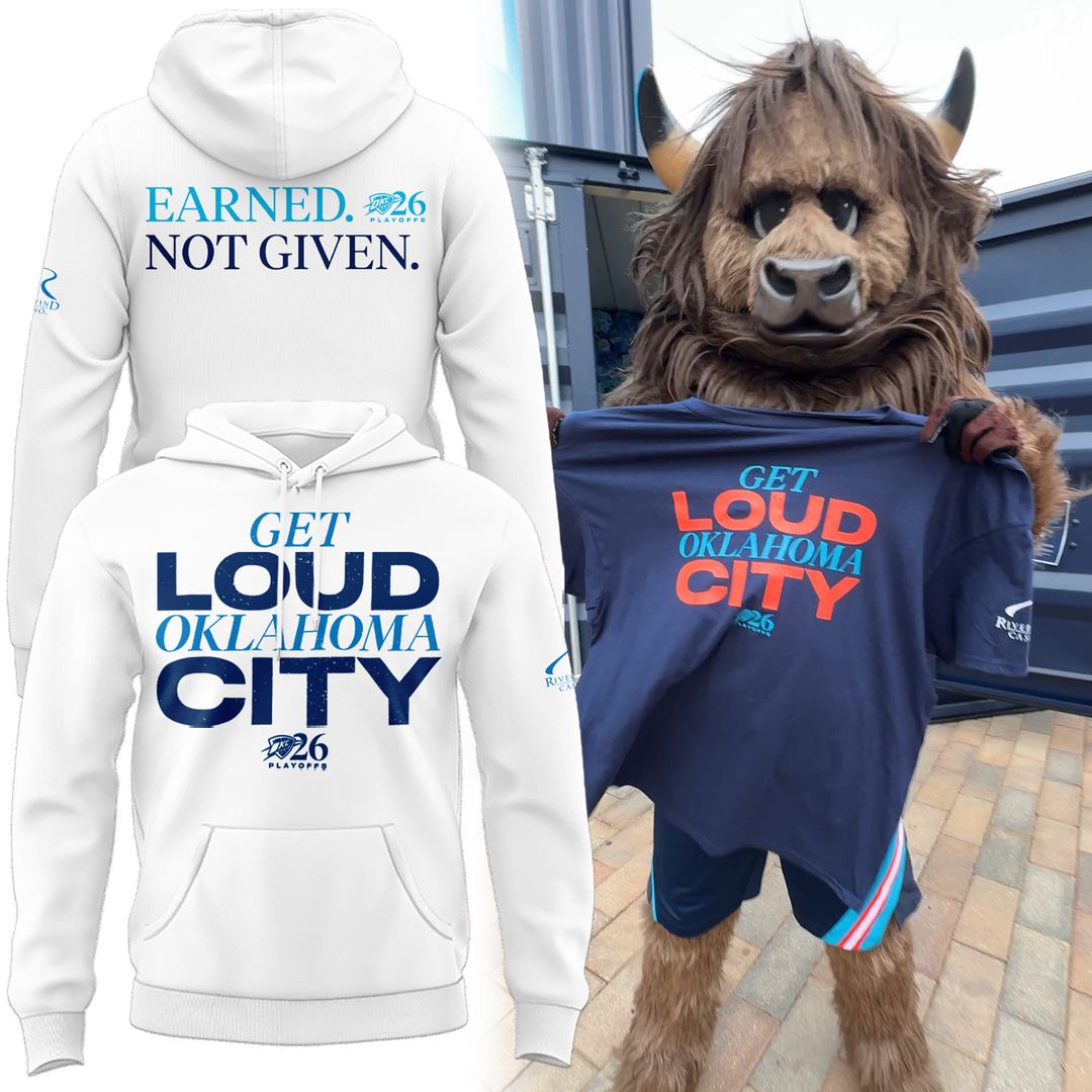 2026 Special Earned. Not Given. Oklahoma City Thunder Playoffs Hoodie