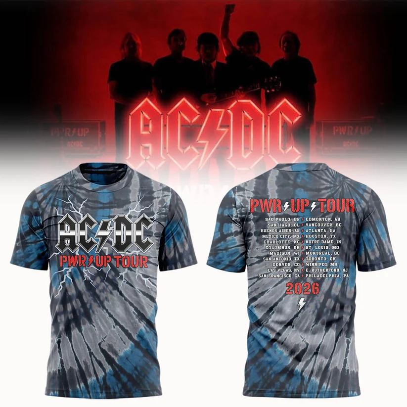 Exclusive AC/DC - Power Up Tour 2026 T-Shirt