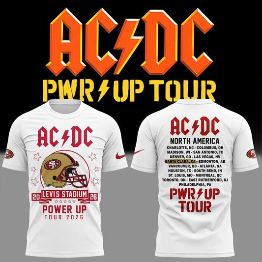 AC/DC x San Francisco 49ers - Power Up Tour 2026 T-Shirt