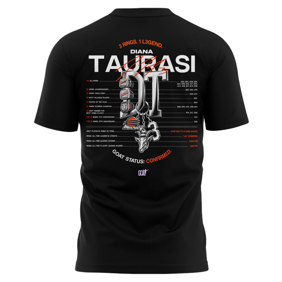 Diana Taurasi - Phoenix Mercury 20 Years 1 Team Portrait T-Shirt