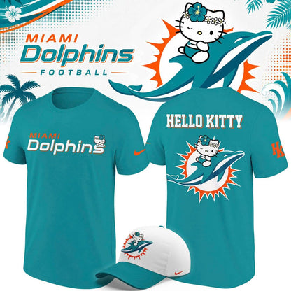 Exclusive Miami Dolphins x Hello Kitty T-Shirt