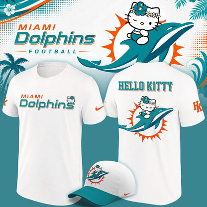 Exclusive Miami Dolphins x Hello Kitty T-Shirt