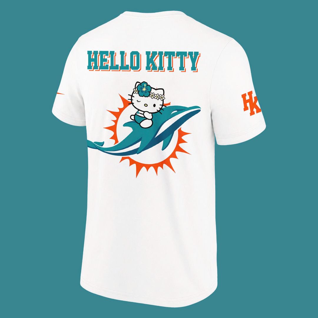 Exclusive Miami Dolphins x Hello Kitty T-Shirt