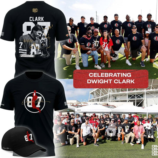 Special Edition San Francisco 49ers Dwight Clark #87 T-Shirt