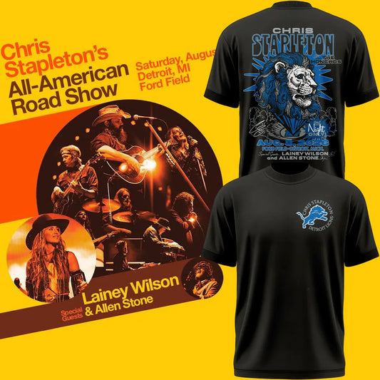 Limited Edition Chris Stapleton x Detroit Lions Event T-Shirt