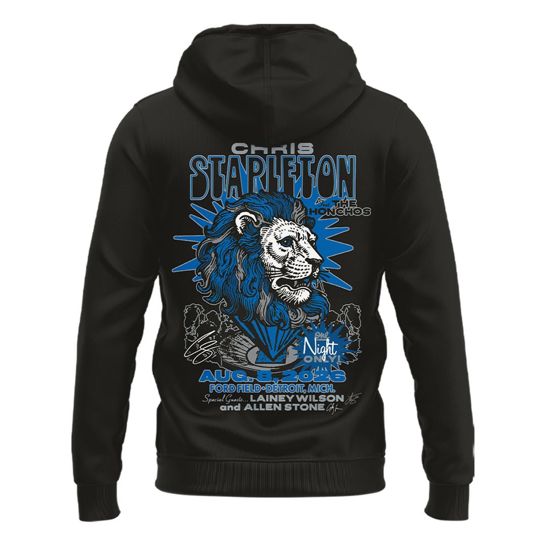 Limited Edition Chris Stapleton x Detroit Lions Event Hoodie