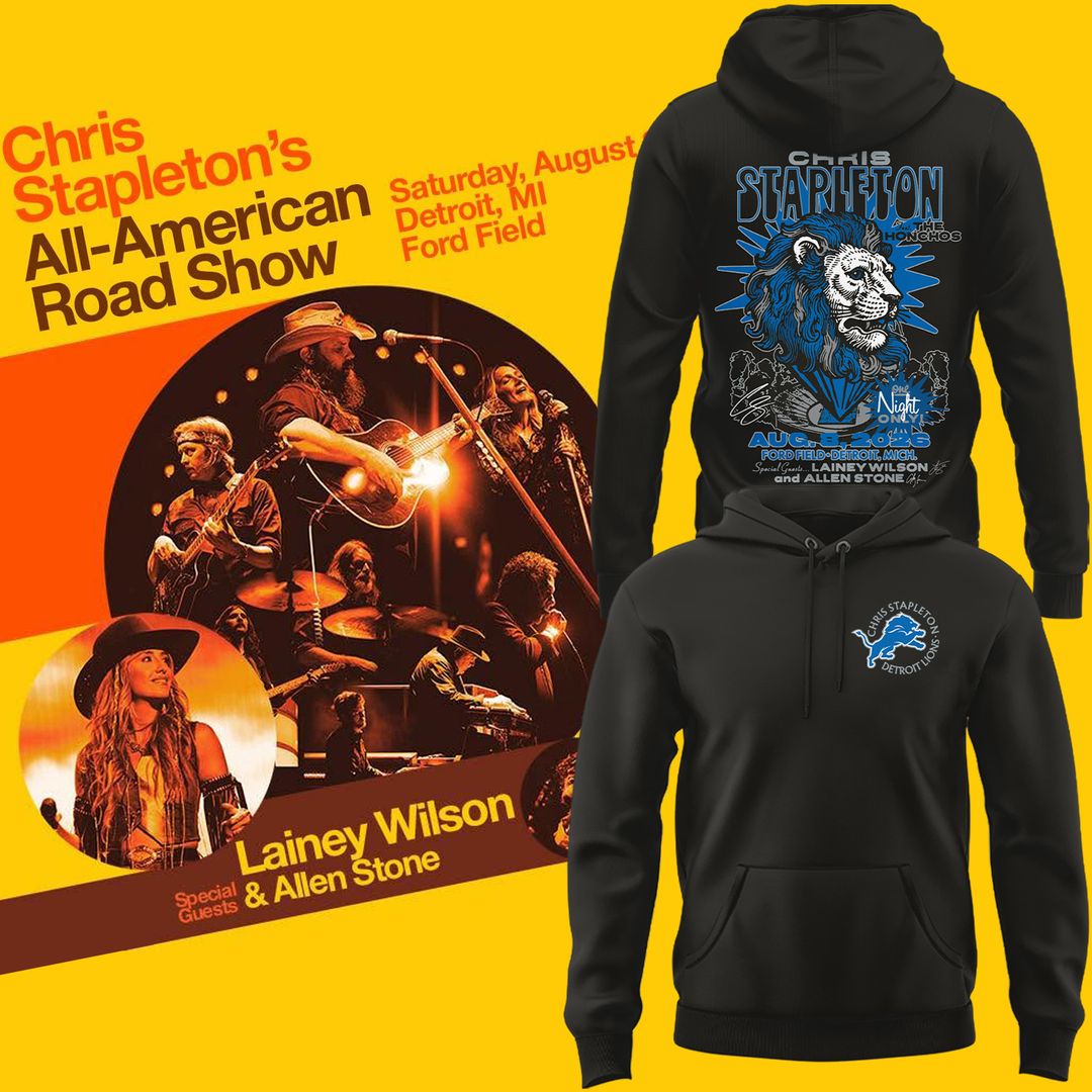 Limited Edition Chris Stapleton x Detroit Lions Event Hoodie