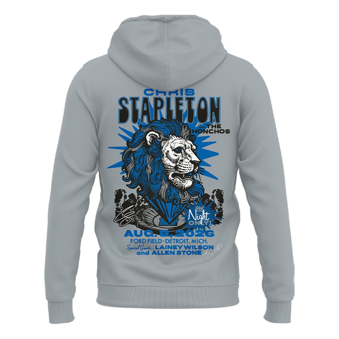 Limited Edition Chris Stapleton x Detroit Lions Event Hoodie