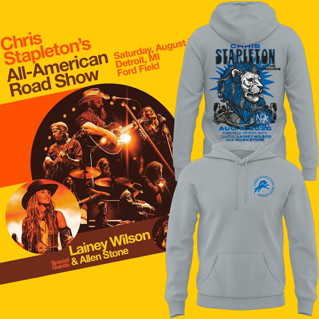 Limited Edition Chris Stapleton x Detroit Lions Event Hoodie
