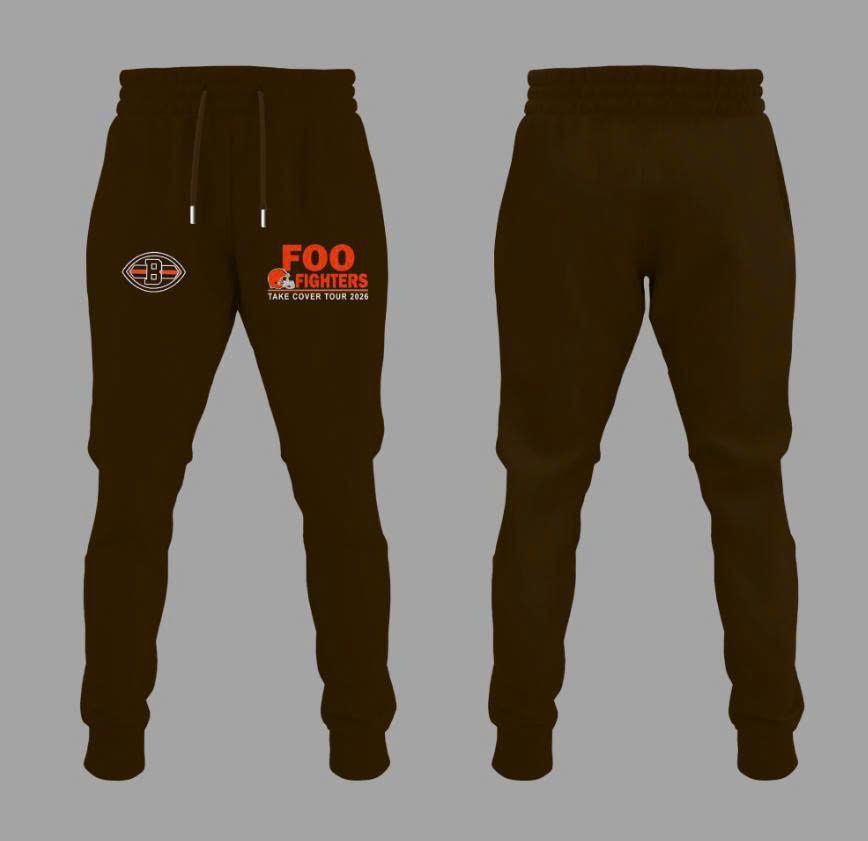 Foo Fighters x Cleveland Browns - Take Cover Tour 2026 Hoodie