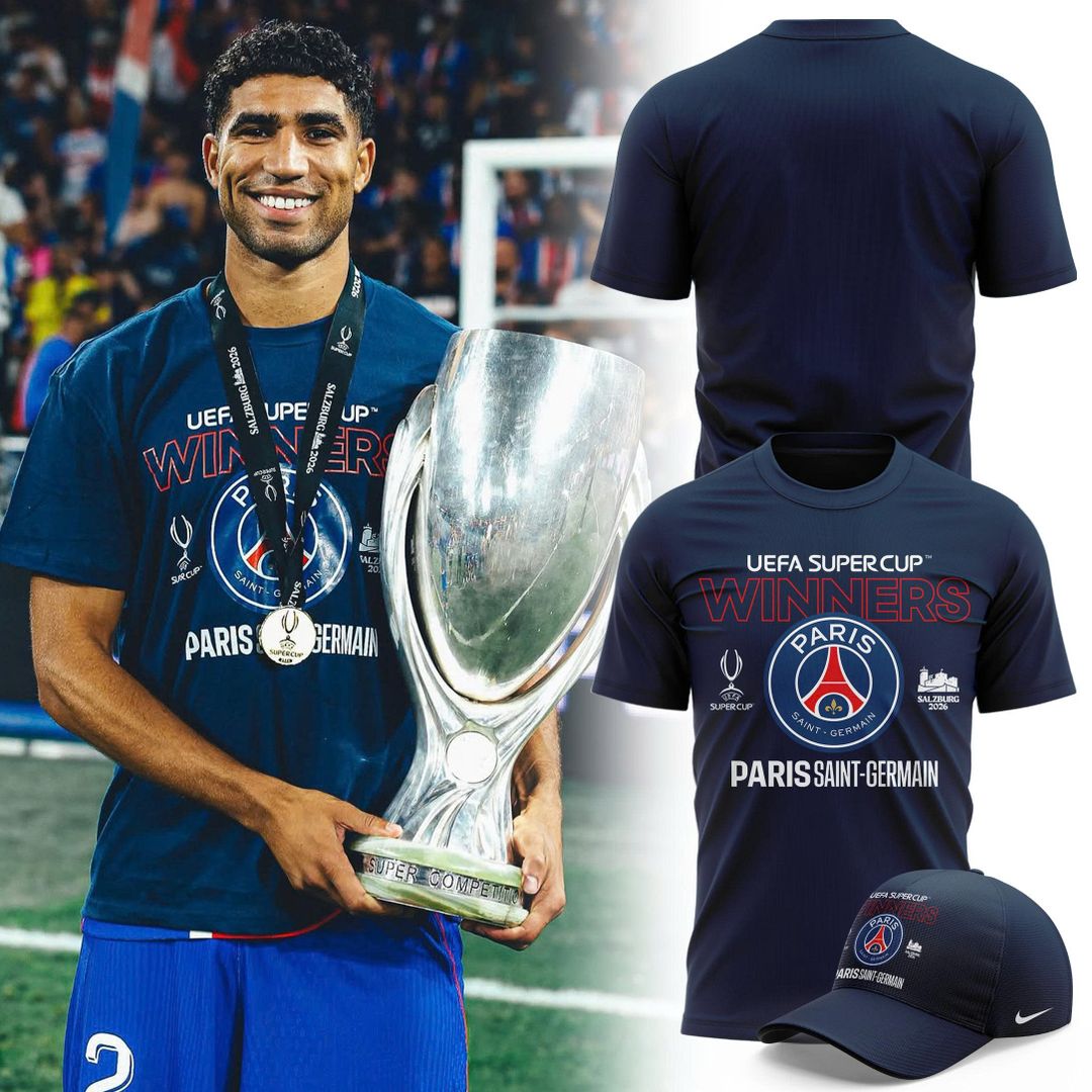 PSG 2026 Super Cup winners Special Edition T-Shirt