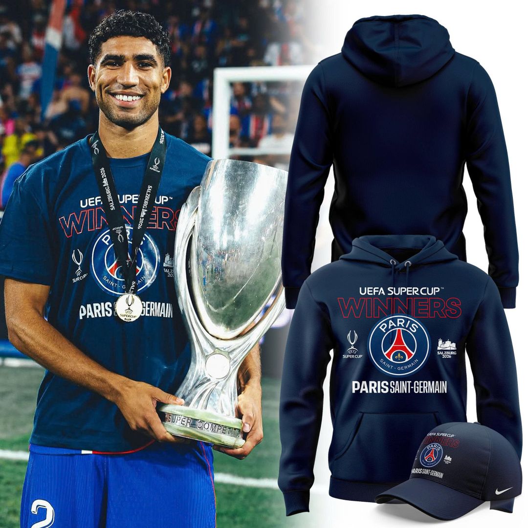 PSG 2026 Super Cup winners Special Edition Hoodie